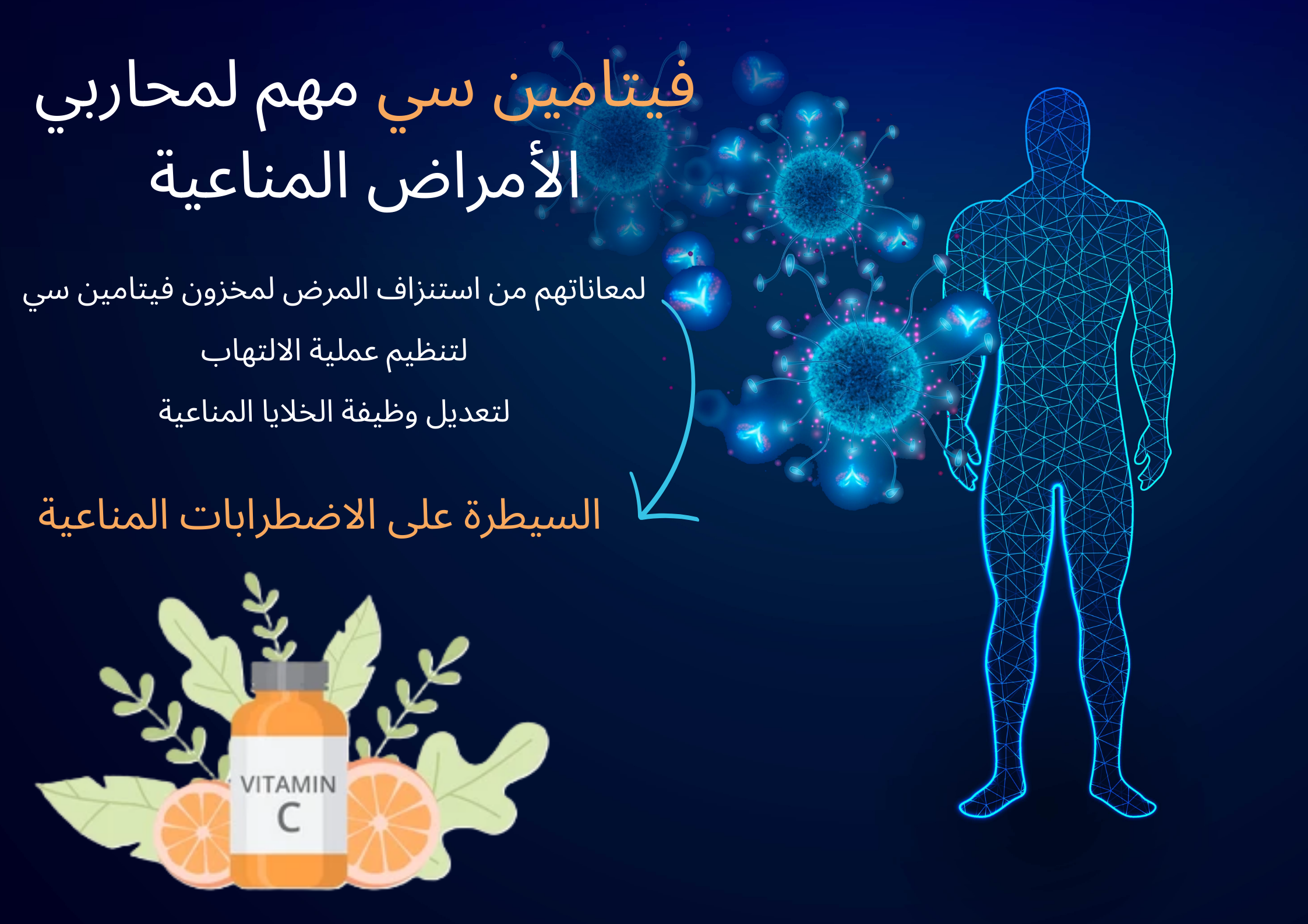 الاضطرابات المناعية وفيتامين سي	