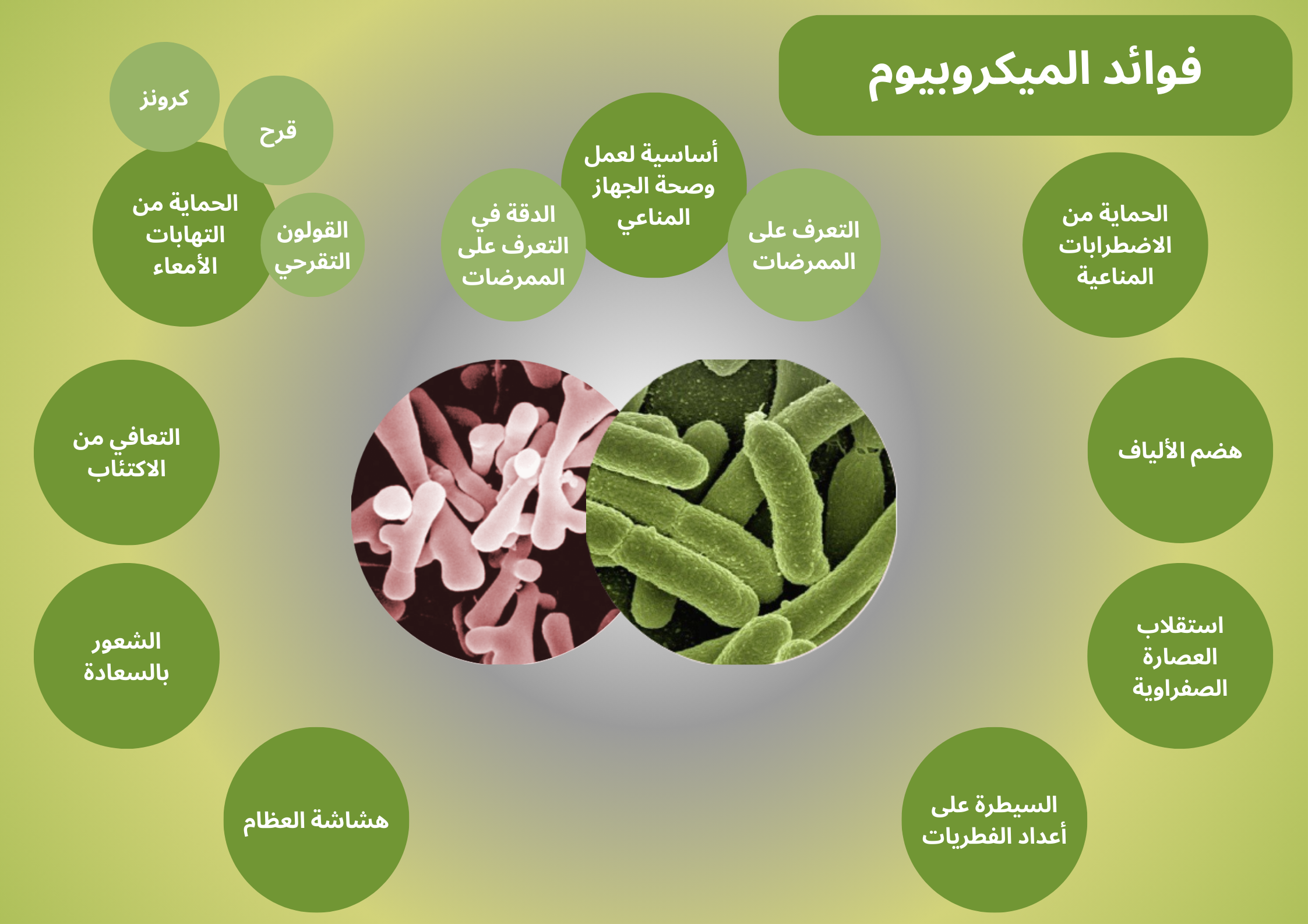 فوائد الميكروبيوم