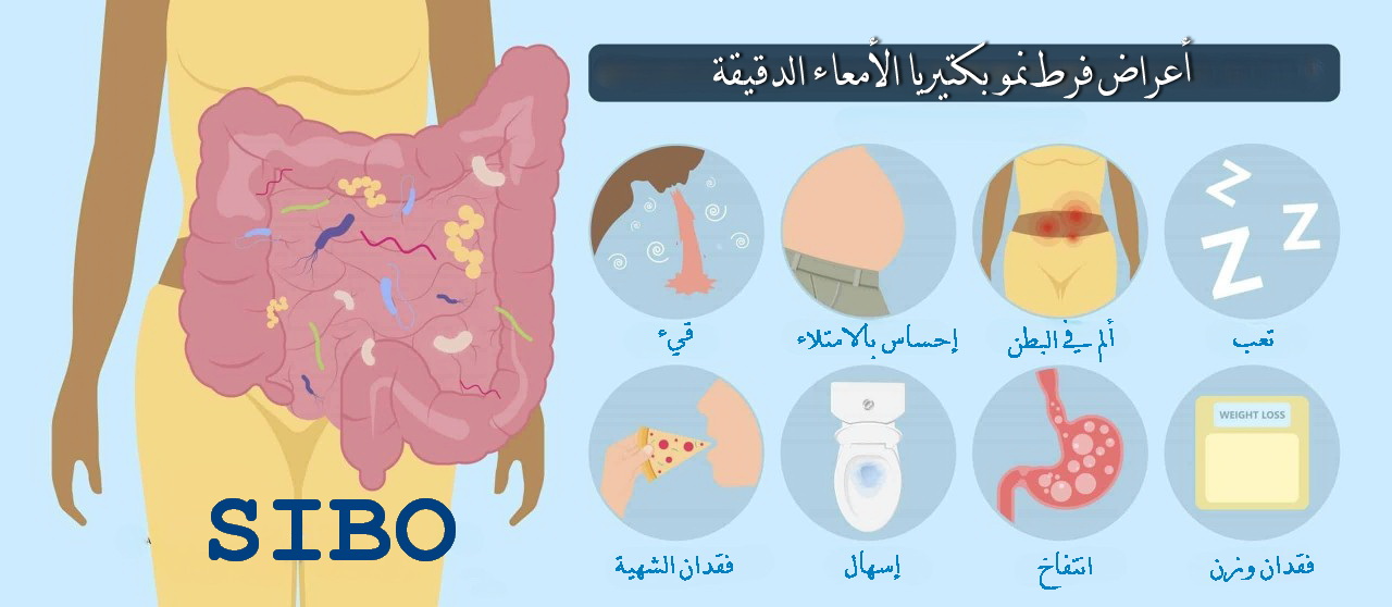 أعراض فرط نمو بكتيريا الأمعاء
