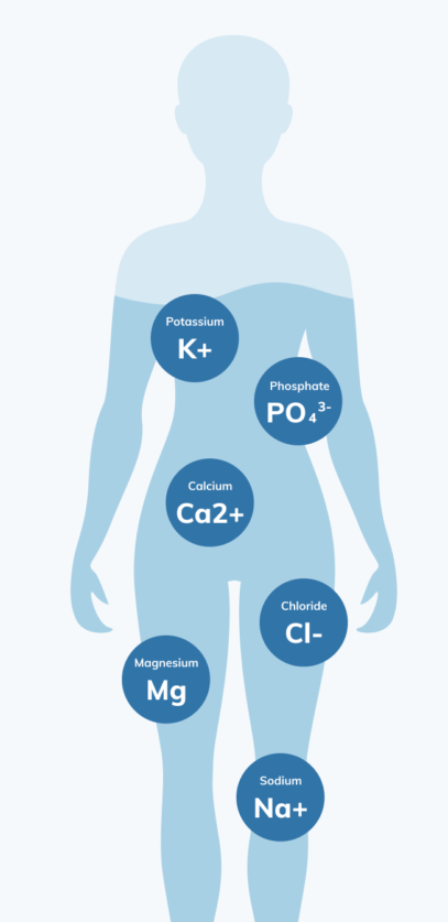 	electrolytes شوارد
